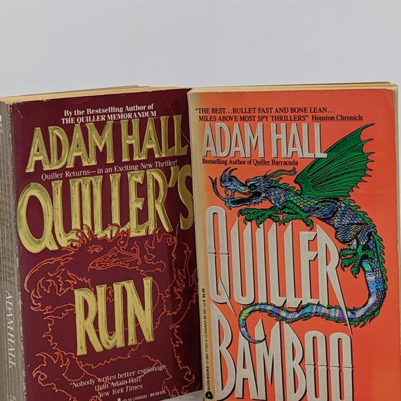 Adam Hall Lot 6 Paperback Books Quiller Run Peking Target Pawn Jeopardy Vintage - Picture 2 of 15